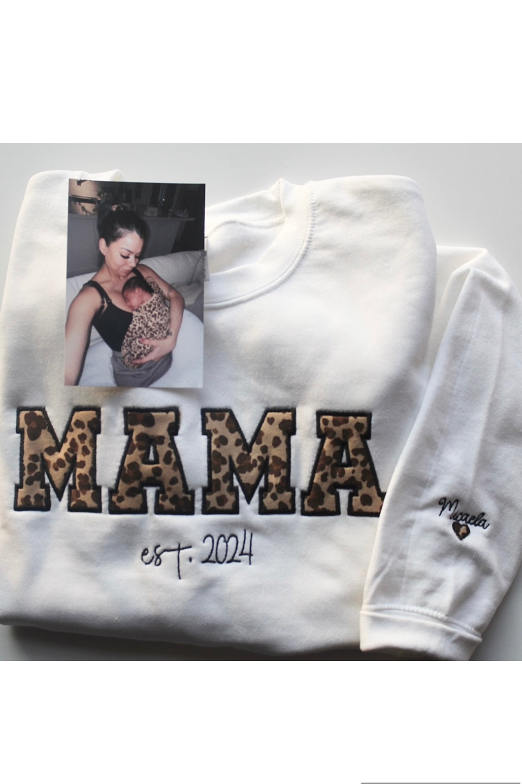 Mama/Dad Onesie Keepsake Sweatshirt