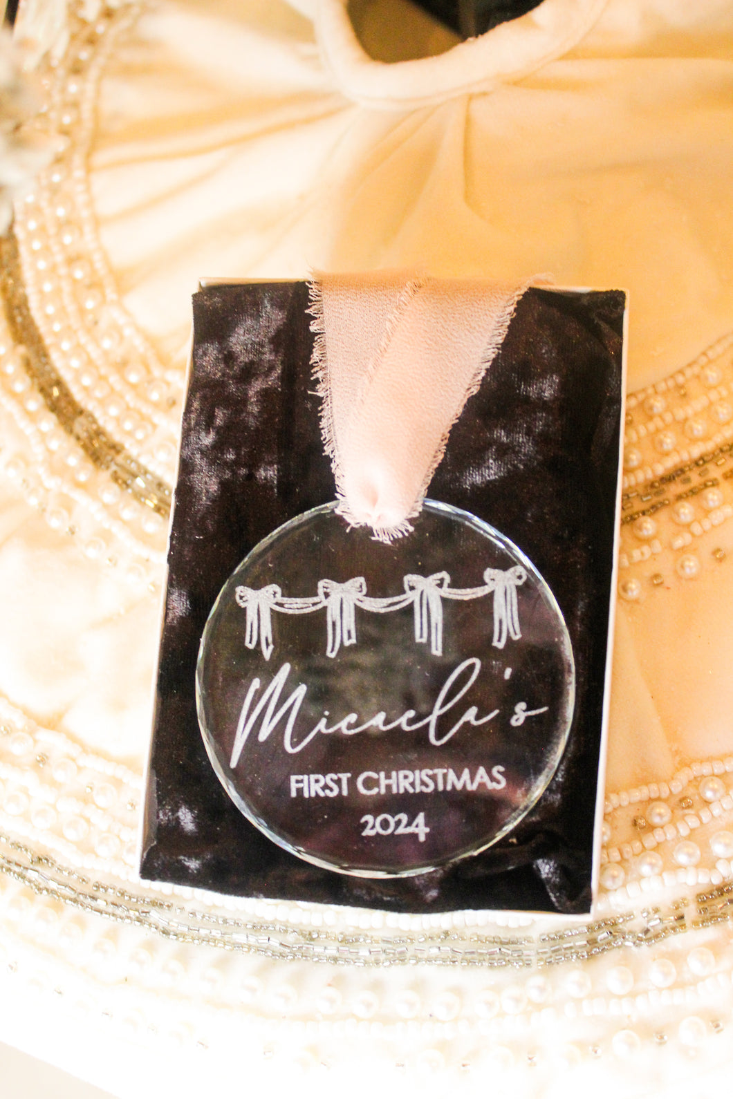 Personalized Glass Ornament