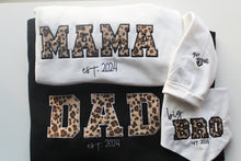 Load image into Gallery viewer, Mama/Dad Onesie Keepsake Sweatshirt
