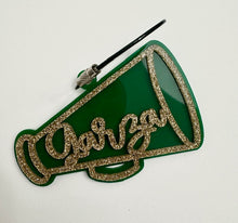 Load image into Gallery viewer, Cheer Megaphone Personalized Keychain
