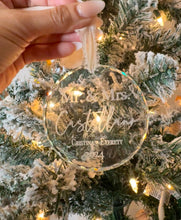 Load image into Gallery viewer, Personalized Glass Ornament
