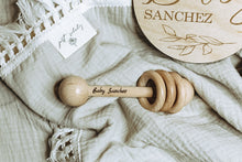 Load image into Gallery viewer, The Wooden Babe Rattle
