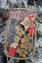 Load image into Gallery viewer, Mason Jar Family Ornament
